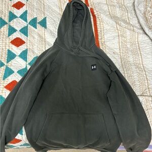 Under armor, size small, green hoodie